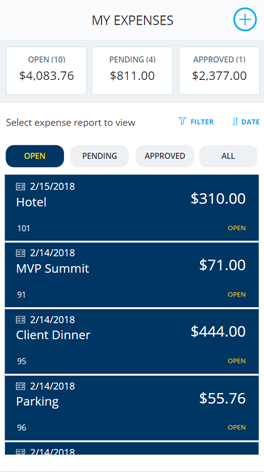 Microsoft PowerApps - Expense Report