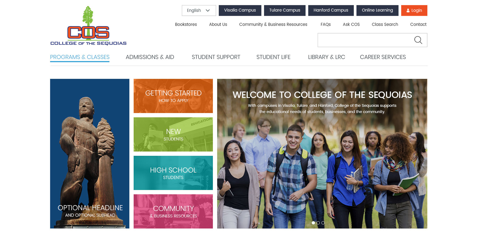 College of Sequoias Home Page